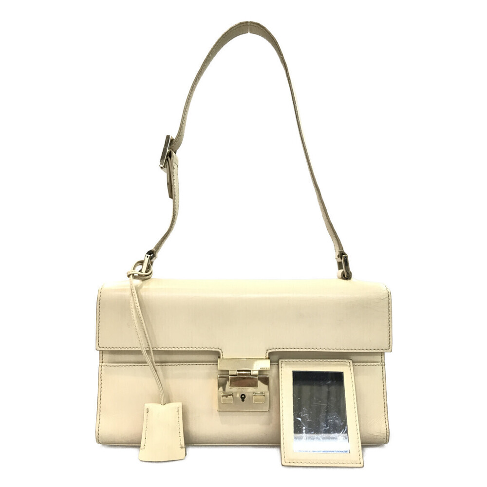 Gucci Lady Lock shoulder bag off white beige leather